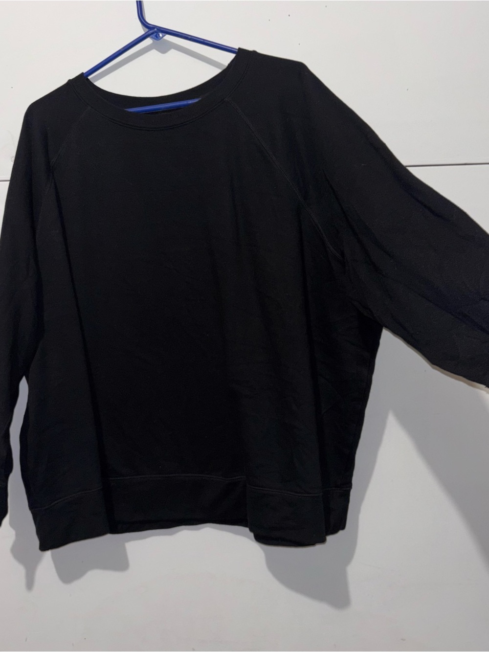 Terra & Sky Black Crewneck Sweater